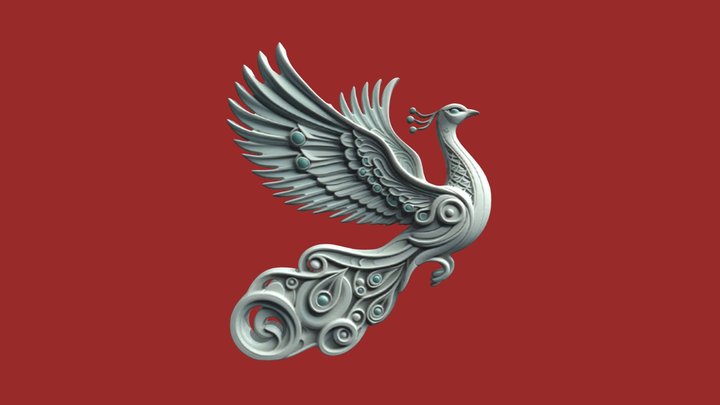 Peacock 001 – Gratis 3D-model STL