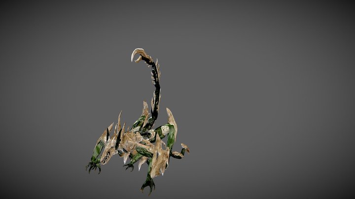 Weird Alien Thing Called Gorgon 3D Model