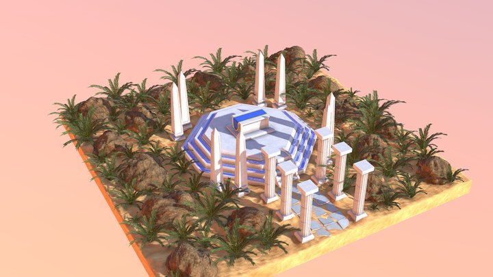 Altar Desert 3D Model