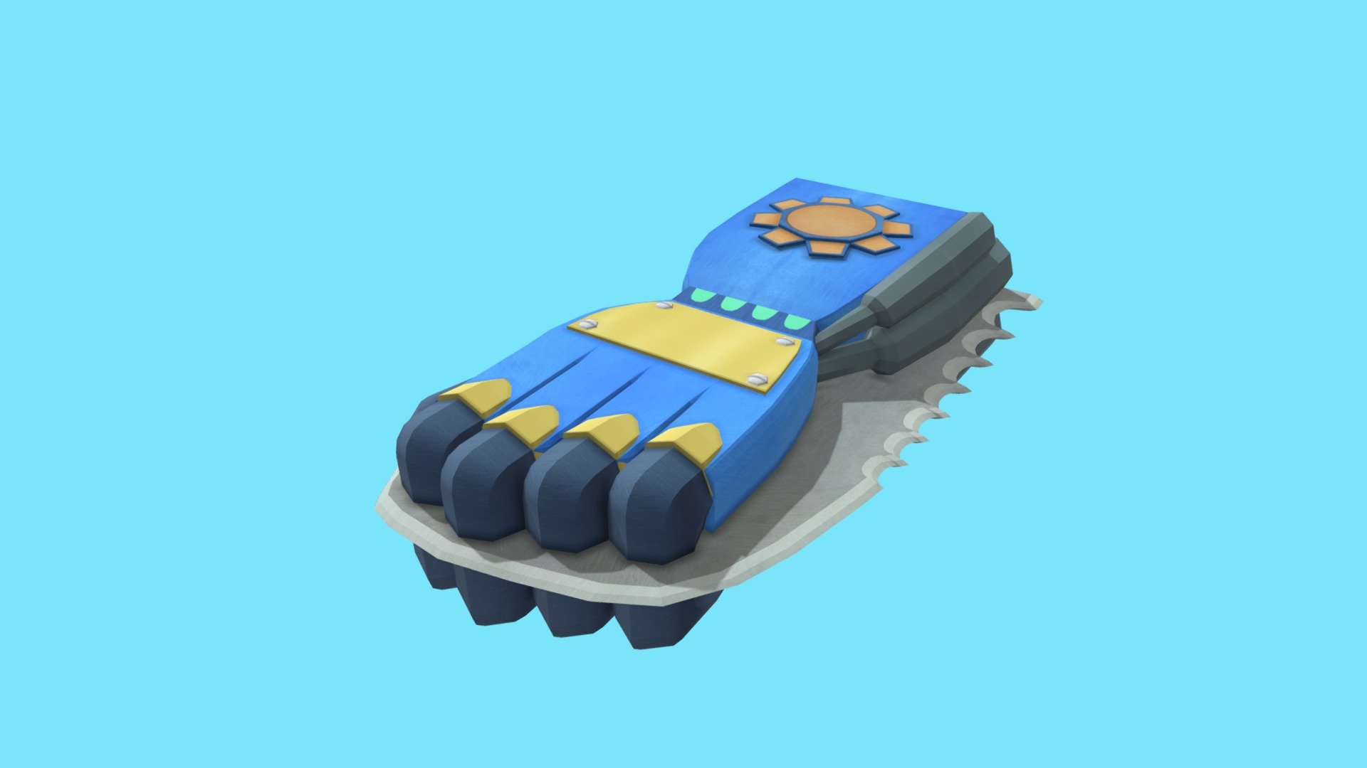 Bladed Gnome Fist - 3D model by Talbo_Reijnders [1dfe402] - Sketchfab