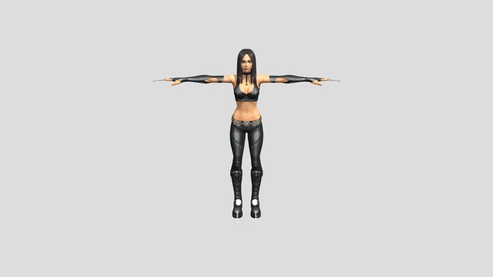 Xbox 360 - Marvel vs Capcom 3 - X-23 3D Model