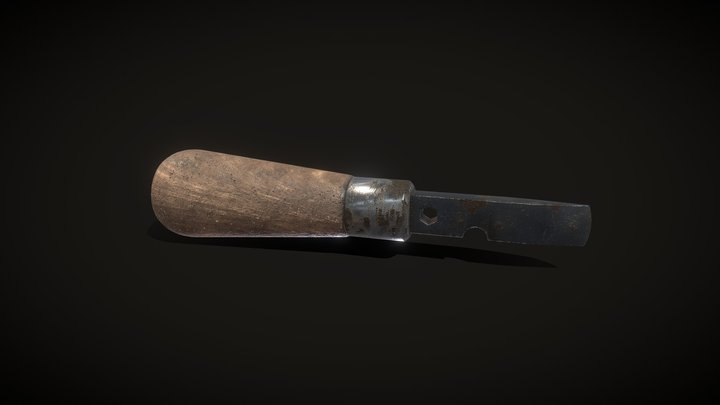 Old Screwdriver 3D Model
