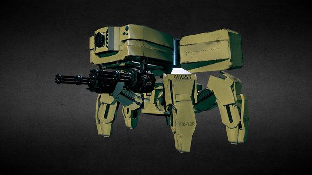 Ghost in the Shell - Tank 3D Model