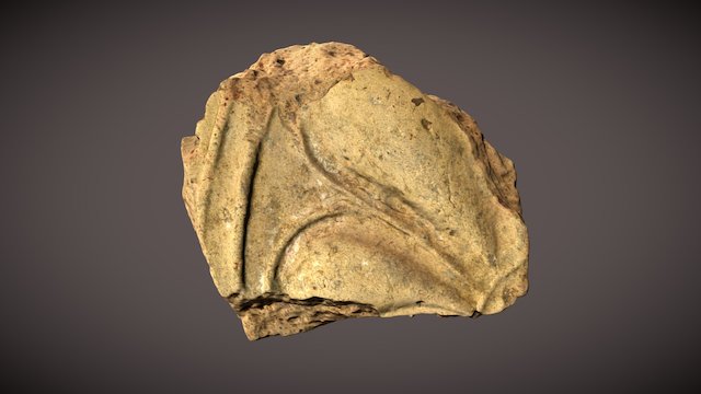 Sant'Omobono anthemion plaque pATC_34 3D Model