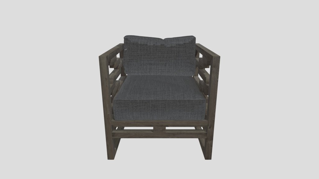 Wooden Outdoor Armchair