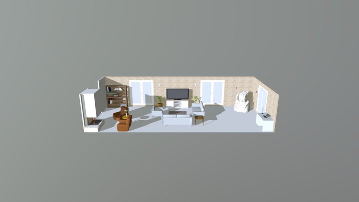 3D Models living room JLD 3D Model
