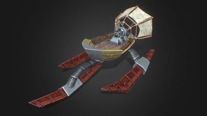 Jak and Daxter - Fisherman's Boat 3D Model