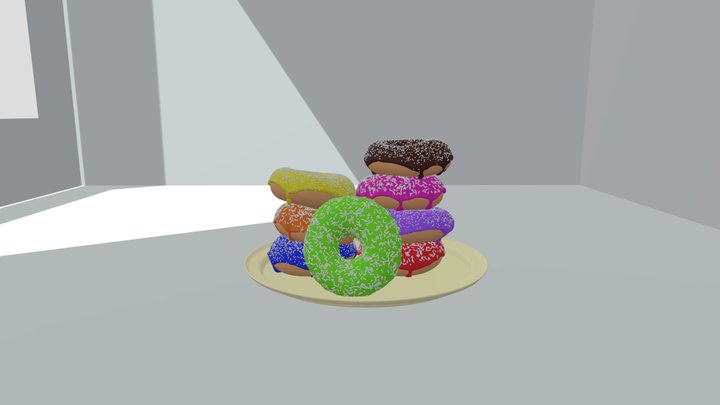 Sweet Donut Collection – Dessert 3D Models