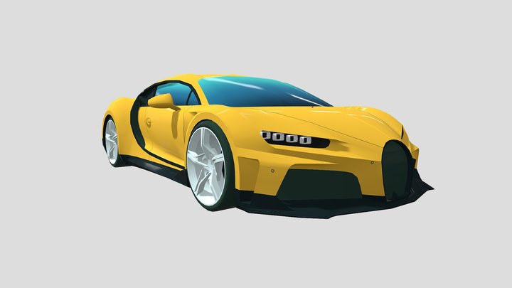Bugatti Chiron 3D Model