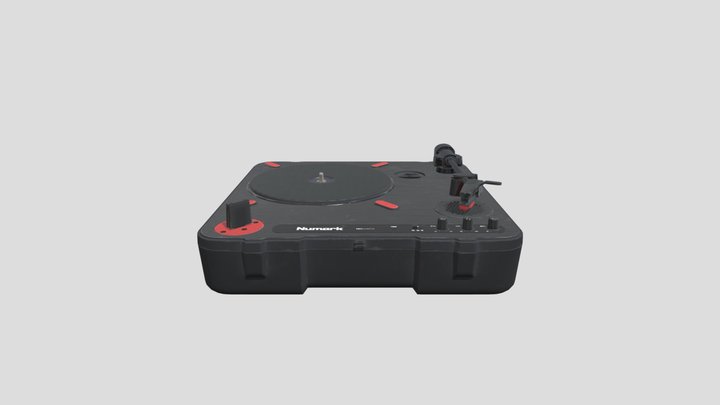 Numark PT01 Scratch Portable DJ Turntable 3D Model