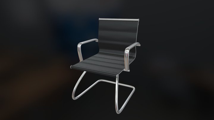 Line Office Chair By TGV 3D Model