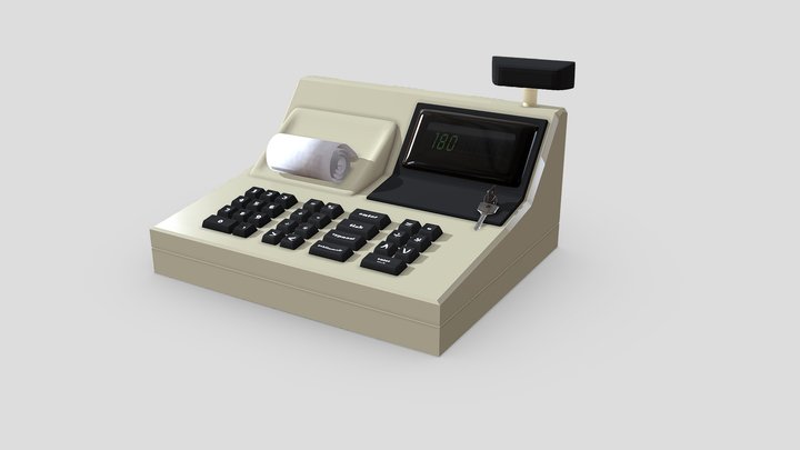 Cash Register 3D Model