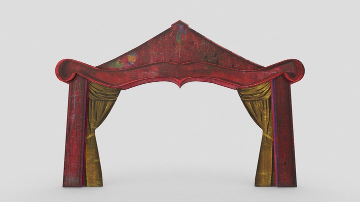 Circus Stage 3D Model