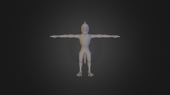 Generic Lizard 3D Model