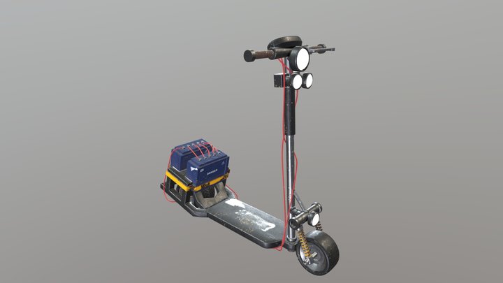 Cyberpunk scooter