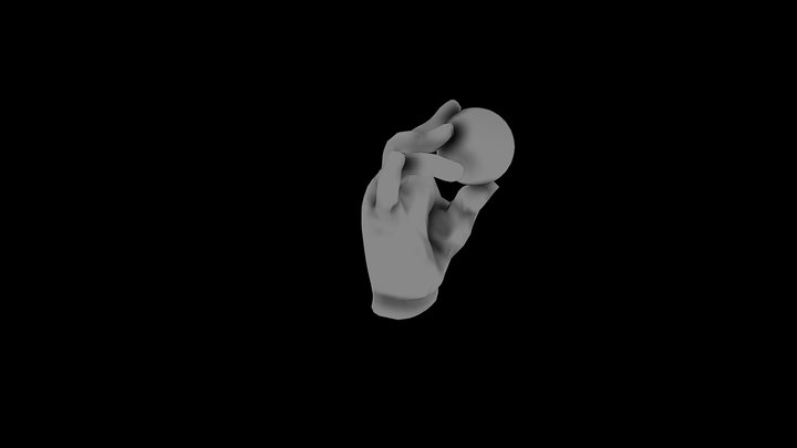 LowPolyHand 3D Model