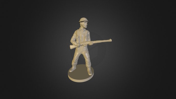 British soldier 3D Model