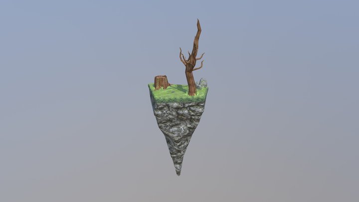 FloatingIsland 3D Model