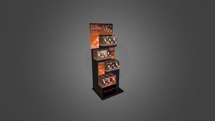 Revlon ColorSilk Floorstand Concept 3D Model