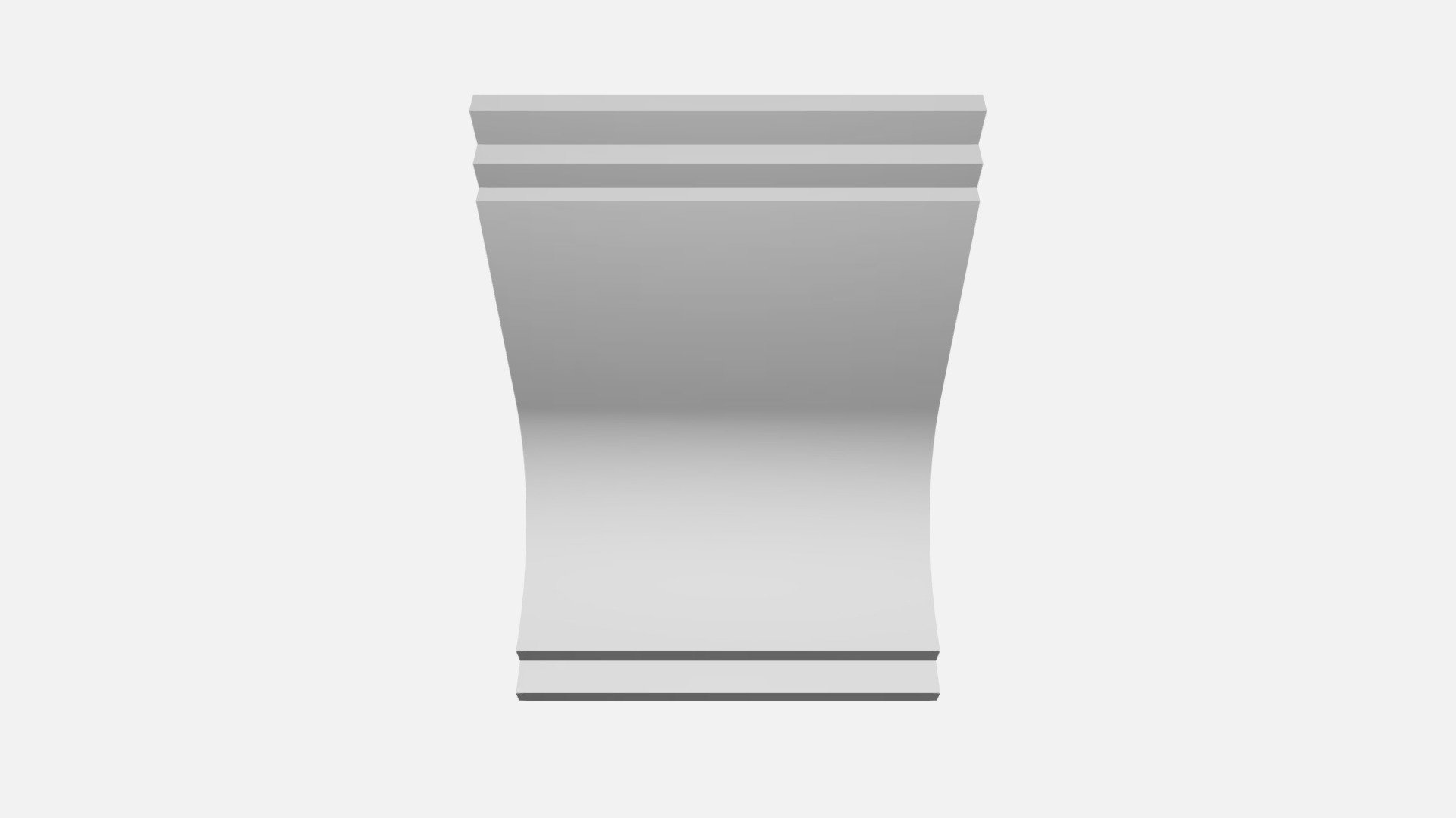 10 METRI NE1 Puro Nomastyl Cornice NMC Barra a Muro Listello 40x40mm