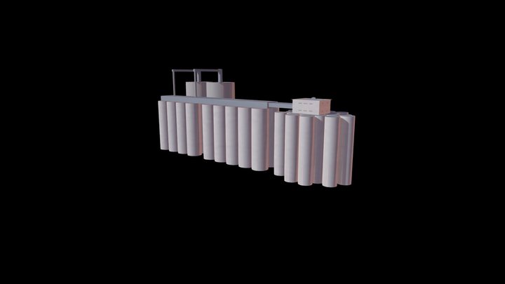 XPlane Headwind Grainland Ft Scott, KS Elevator 3D Model