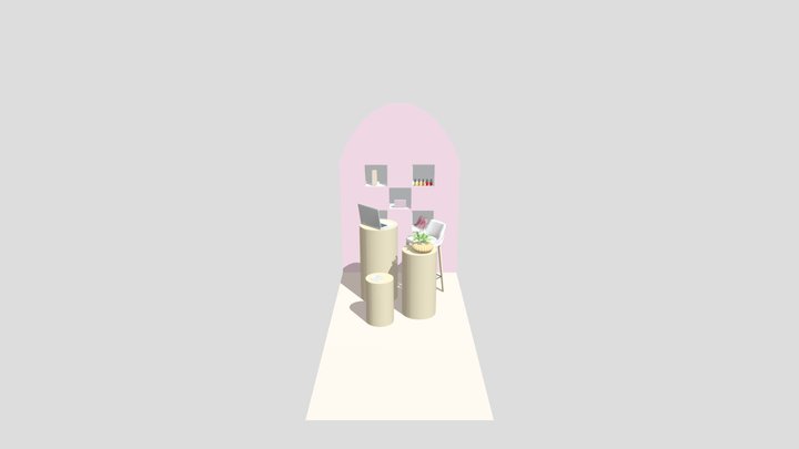 STAND GAMA 3D Model