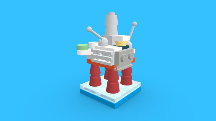 LEGO Micro Oil Rig MOC [#0359]