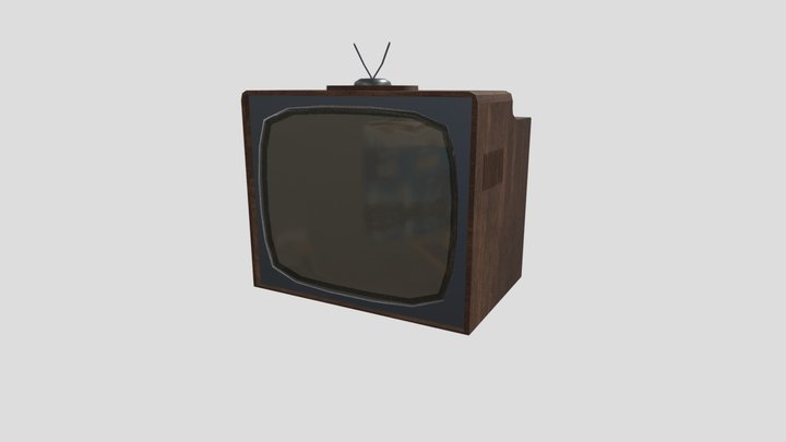 Old TV 3D Model