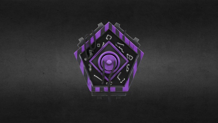 Poppy Playtime Chapter 4 - Purple Hand Panel 3D Model
