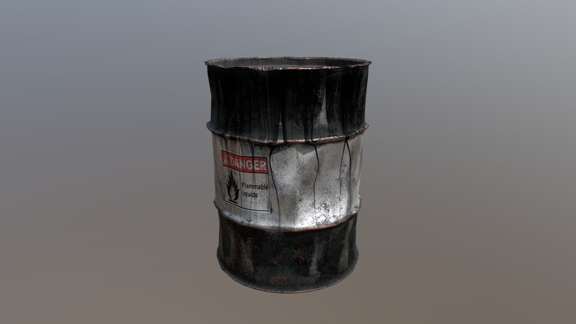 Old oil barrels