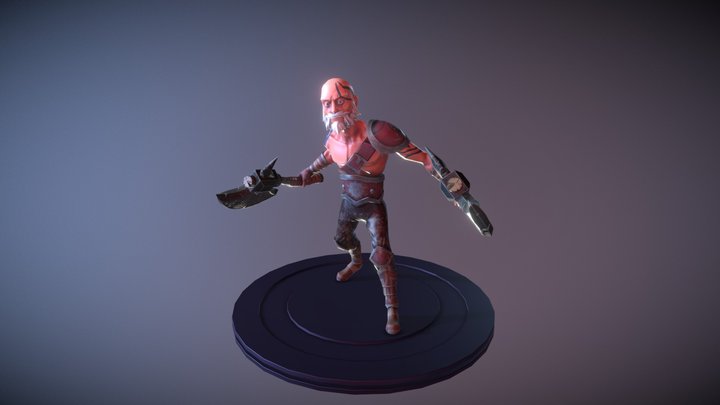 Viking Fighter 3D Model