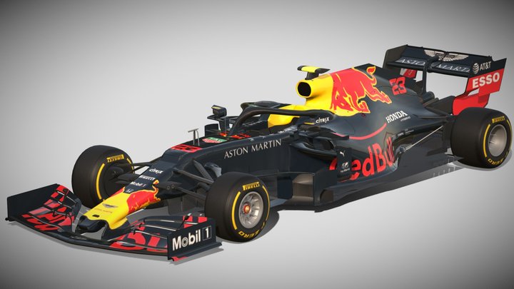 2019 F1 Red Bull RB15 – Modelo 3D gratuito STL