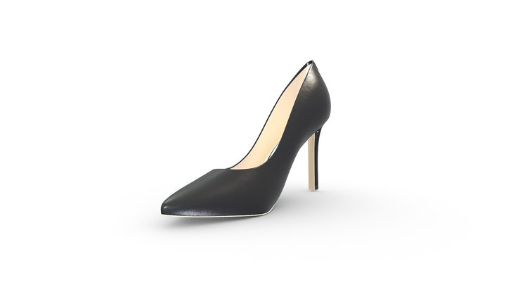 Ladies Heel Shoe 3D Model 3D Model