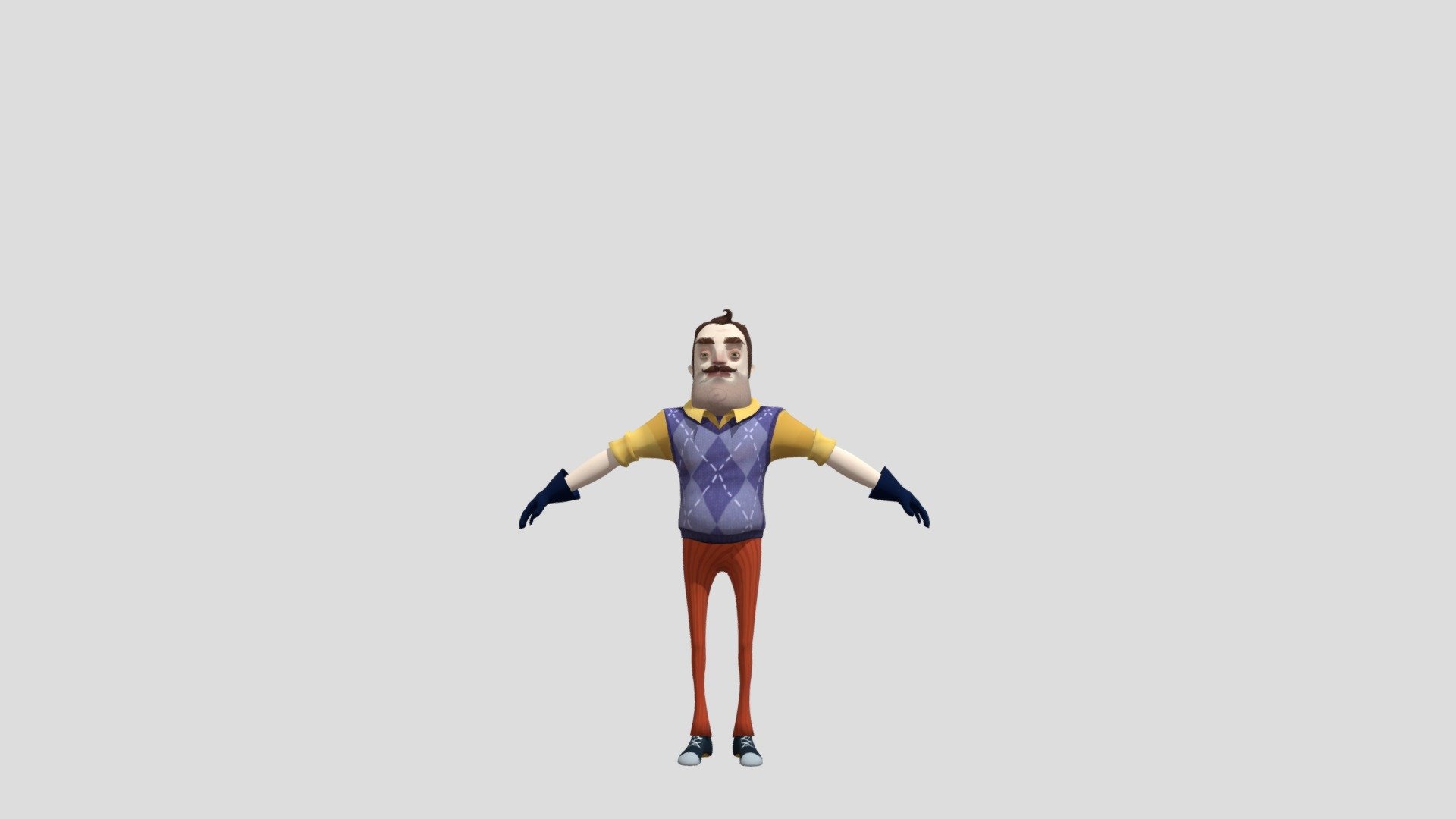Hello Neighbor Model Download Free 3d Model By Youthful Strawbewwy