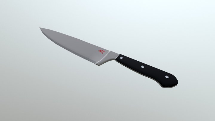 Chef's Knife 3D Model