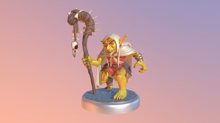 warlock goblin 3D 3D Model