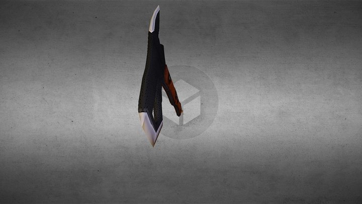 Axe game build 3D Model