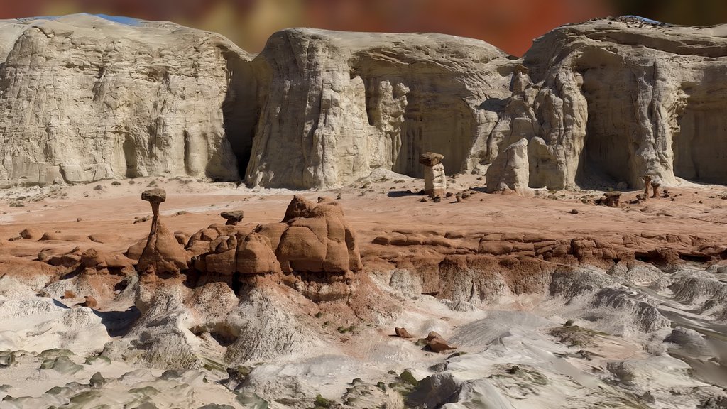 Toadstool Hoodoos -RAWscan