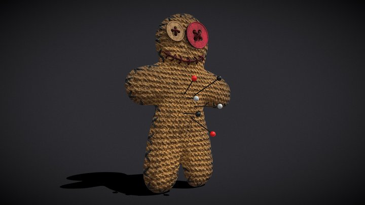 Simple Burlap Pin Effigy – Free 3D Model STL