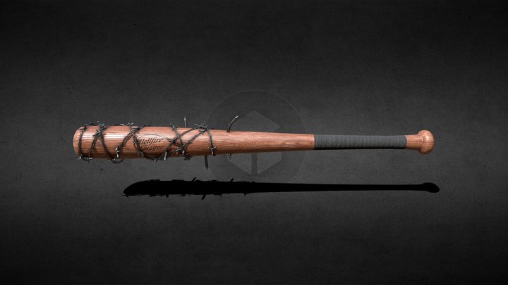 Barbed Baseballbat 3D Model