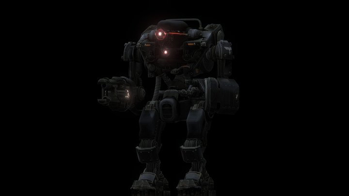 Guard Robot 3D Model
