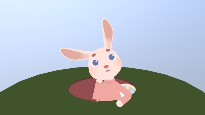 Volumique - Rabbit 3D Model