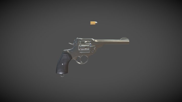 Webley MK VI 3D Model