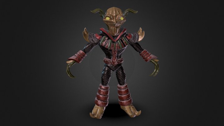 GART220 Character Goblin 3D Model