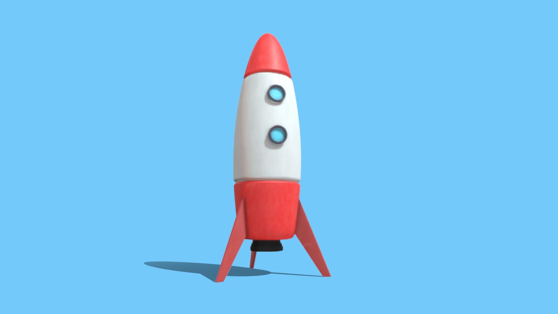 Toy Rocket Ship Buy Royalty Free 3D model by AnshiNoWara [1e1890c