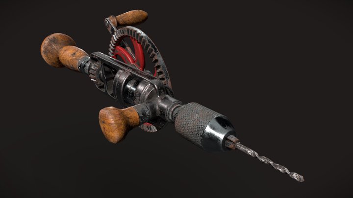 Millers Falls No. 980 Drill 3D Model