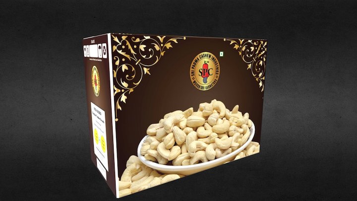 Padma Cashews Box 3D Model
