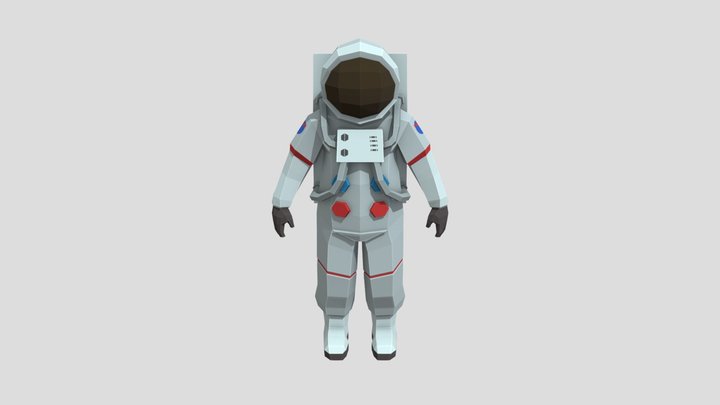 Astronaut - Low Poly 3D Model