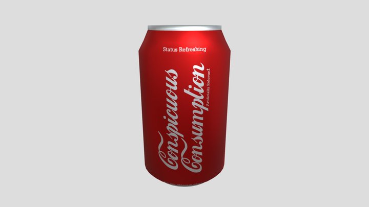Coke Can - Conspicuous Consumption 3D Model