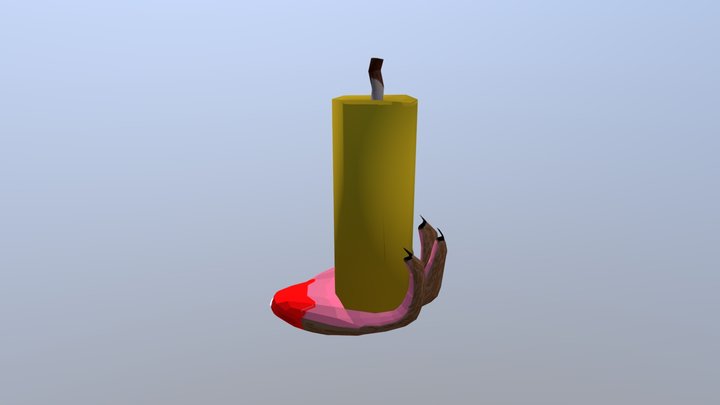 Candle prop 3D Model